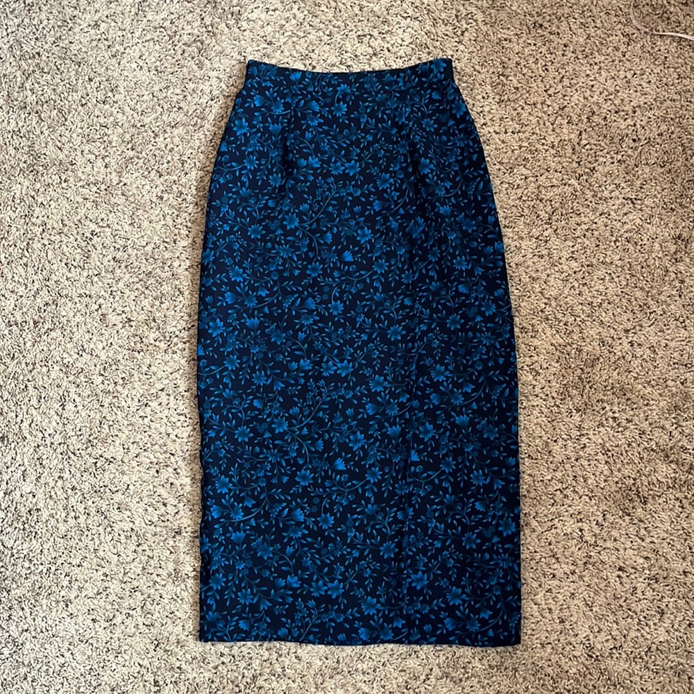 Floral 90’s Midi Slip Skirt